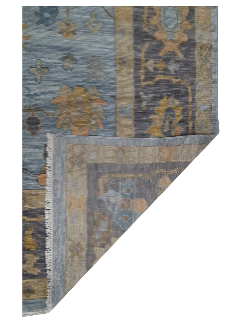 Pacific Anatolian Revival 43467 Blue Charcoal Transitional Hand Knotted Rug