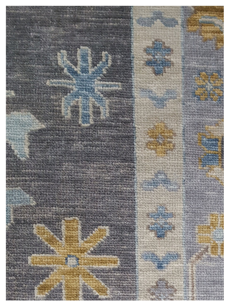 Pacific Anatolian Revival 43468 Charcoal Grey Transitional Hand Knotted Rug