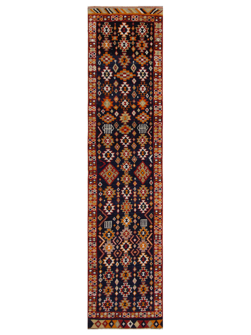Pacific Kurdish Black Orange Traditional