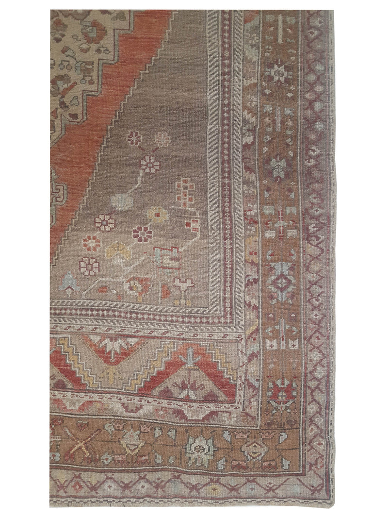 Pacific Anatolian 43576 Rust Beige Traditional Hand Knotted Rug