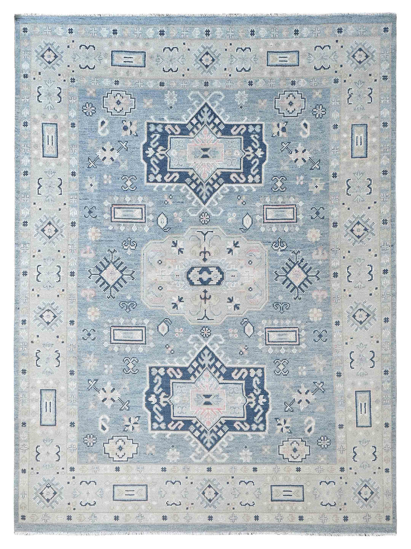 Pacific Ushak Blue Lt.Grey Transitional