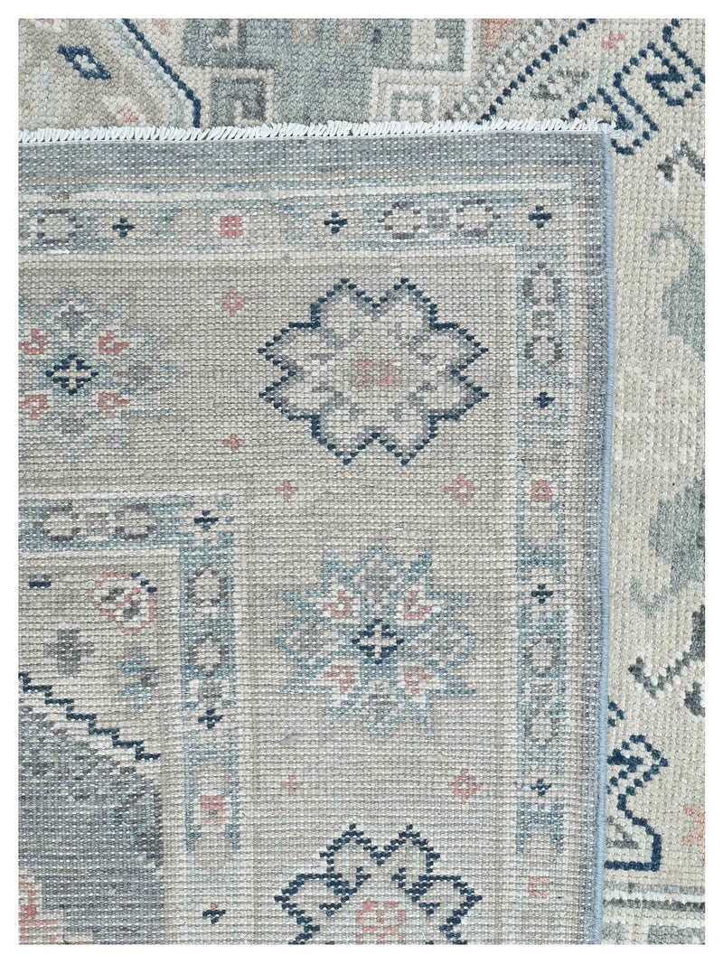 Pacific Ushak 43602 Grey Lt.Grey Transitional Hand Knotted Rug