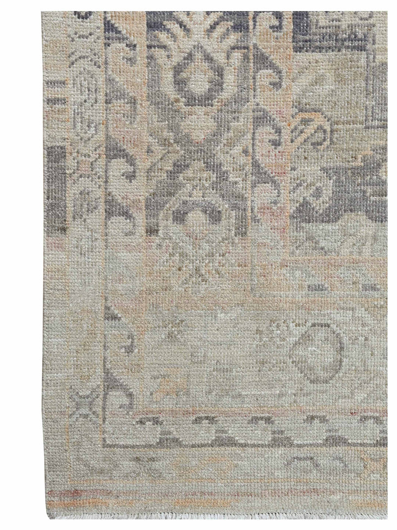 Pacific Ushak 43607 Beige Peach Transitional Hand Knotted Rug