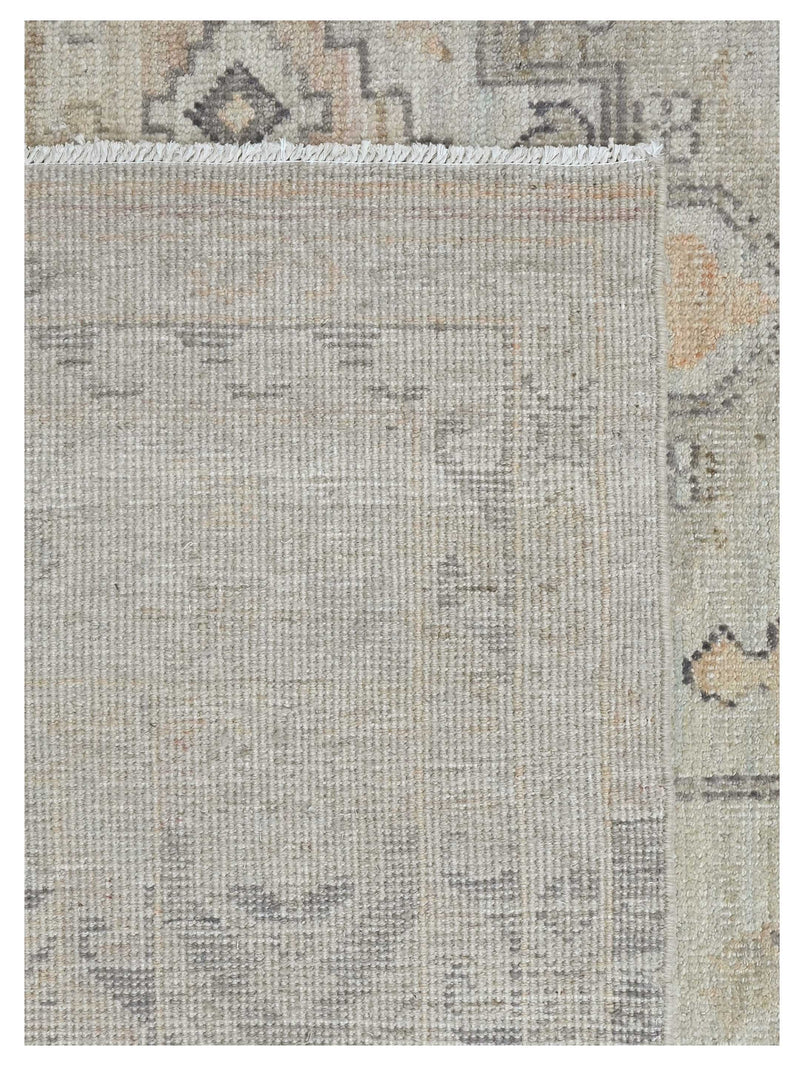 Pacific Ushak 43607 Beige Peach Transitional Hand Knotted Rug