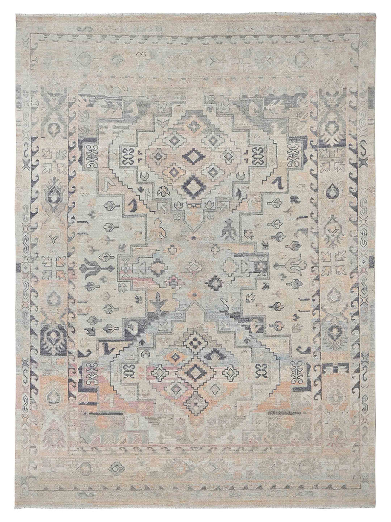 Pacific Ushak Beige Peach Transitional