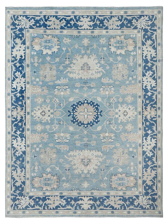 Pacific Ushak  Blue Blue Transitional