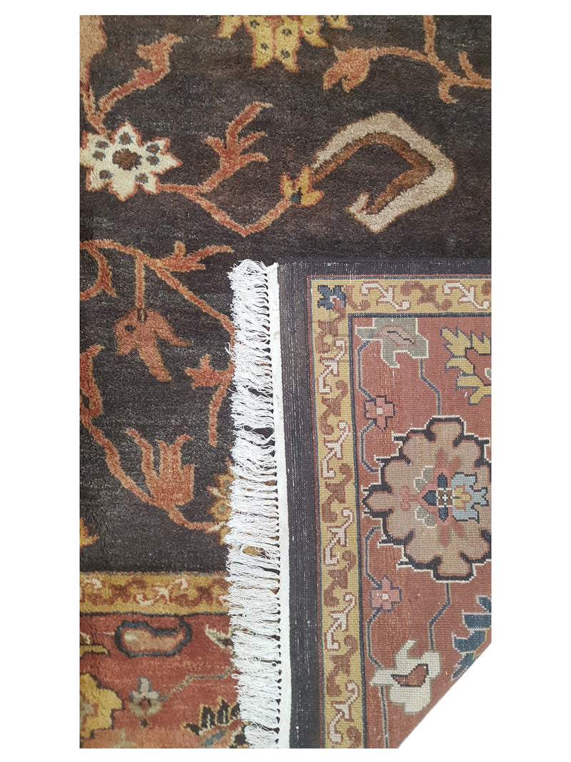 Pacific Indo 43658 Mocha Rust Traditional Hand Knotted Rug