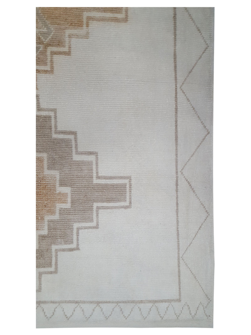 Pacific Moroccan-TR 43668 Ivory Beige Transitional Hand Knotted Rug