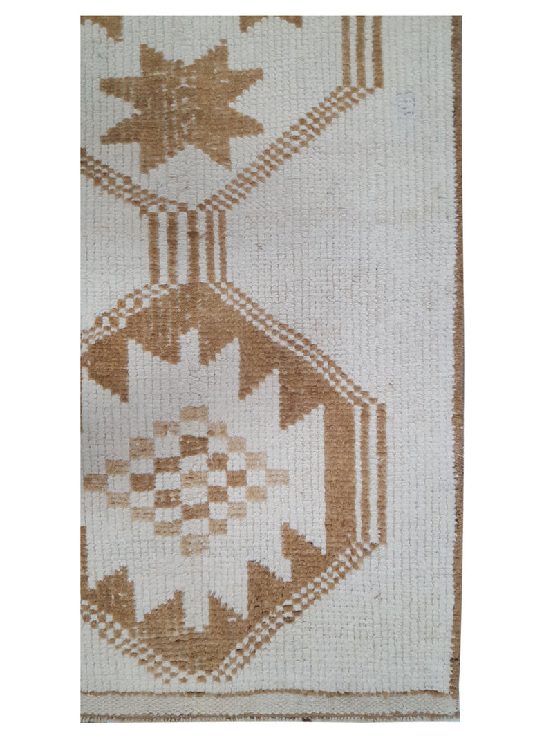Pacific Anatolian-Natural 43674 Beige Camel Transitional Hand Knotted Rug