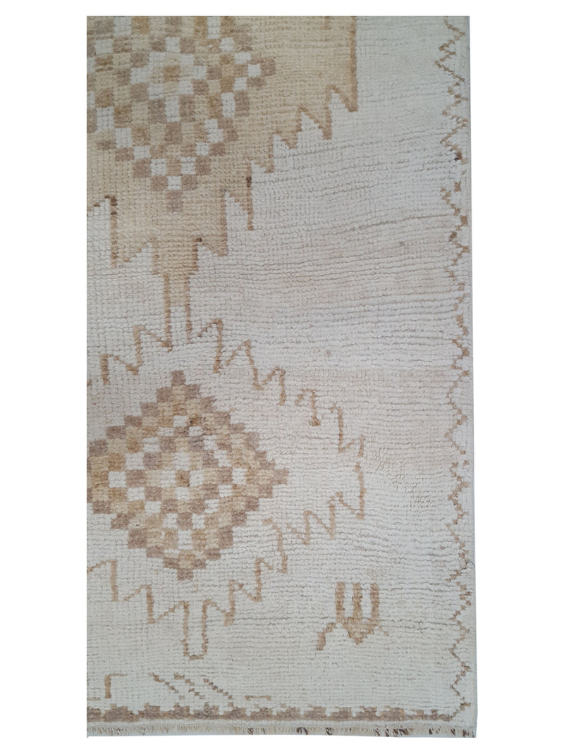 Pacific Anatolian-Natural 43676 Beige Camel Transitional Hand Knotted Rug