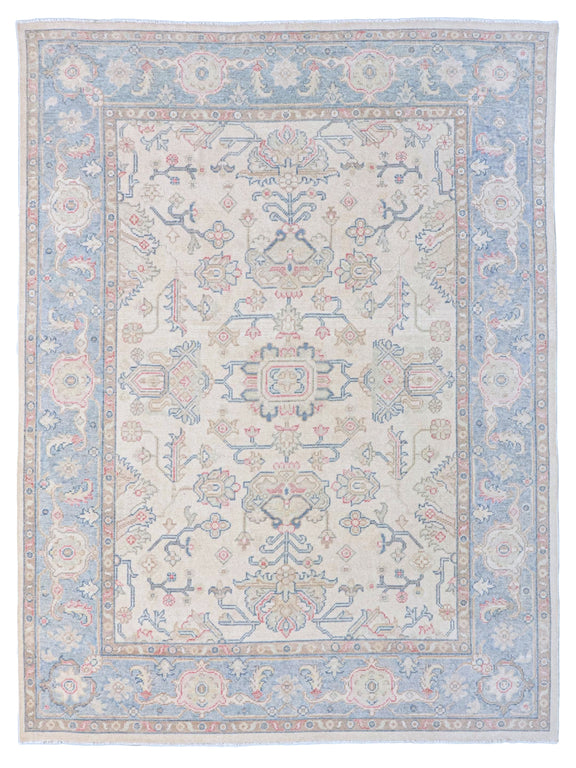 Pacific Ushak  Ivory Blue Transitional