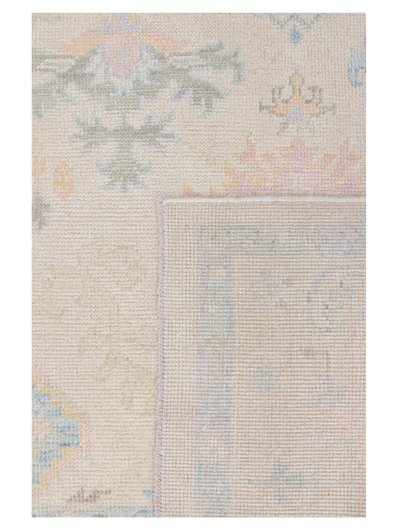 Pacific Ushak 43715 Beige Pistachio Transitional Hand Knotted Rug