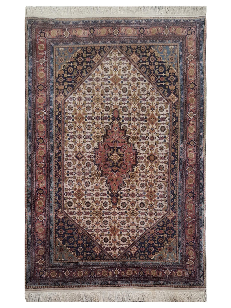 Pacific Bijar Beige Rust Traditional