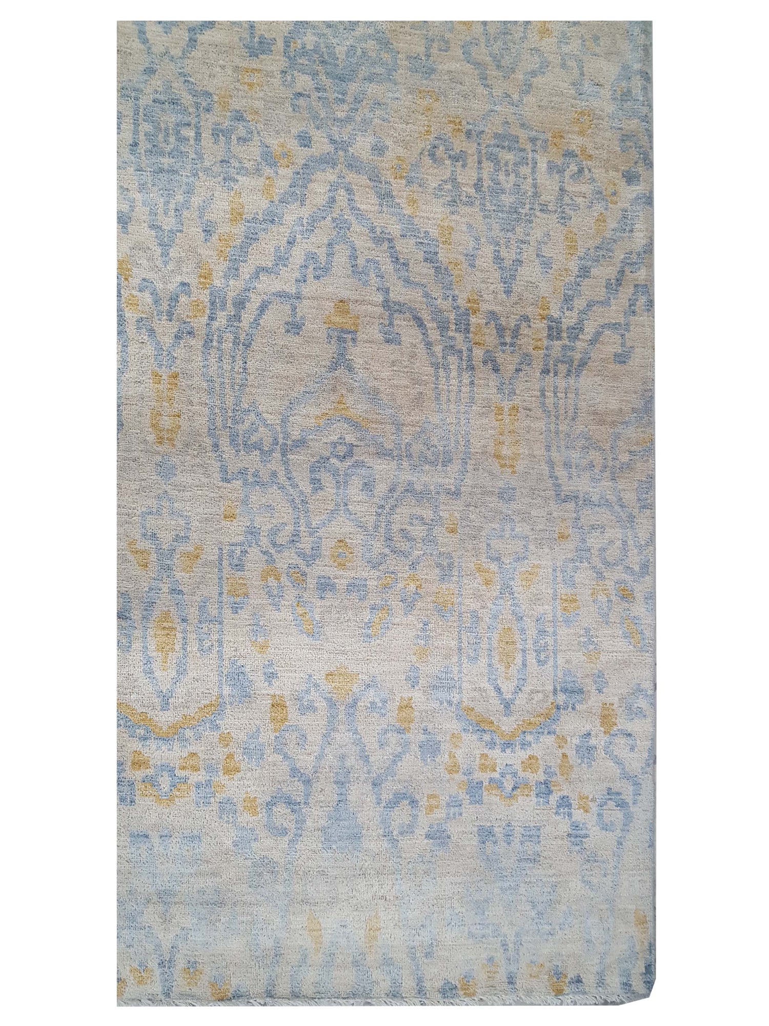 Pacific Ziegler 43758 Ivory Grey Transitional Hand Knotted Rug