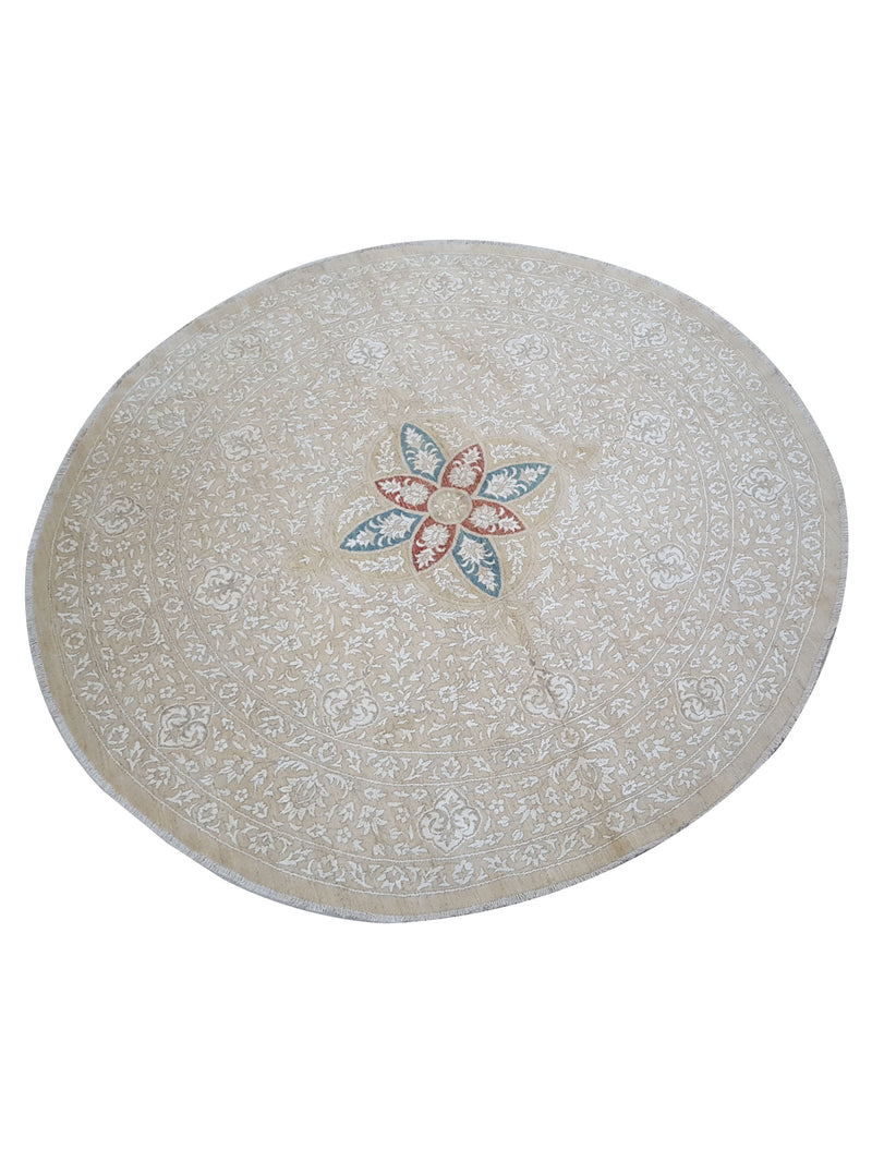 Pacific Ziegler 43760 Ivory Transitional Hand Knotted Rug