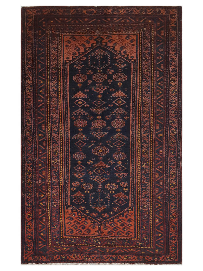 Fasa Hamadan Navy Rust Traditional