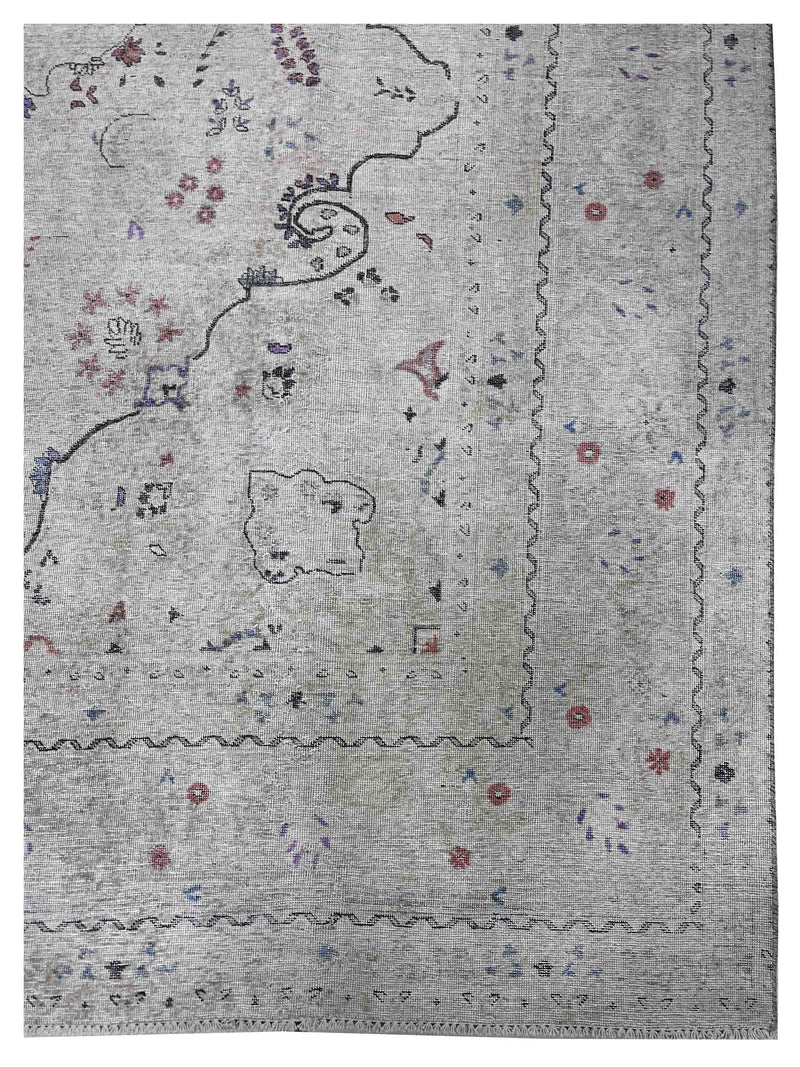 Pacific Vintage Artisan 43779 Beige Beige Vintage Hand Knotted Rug