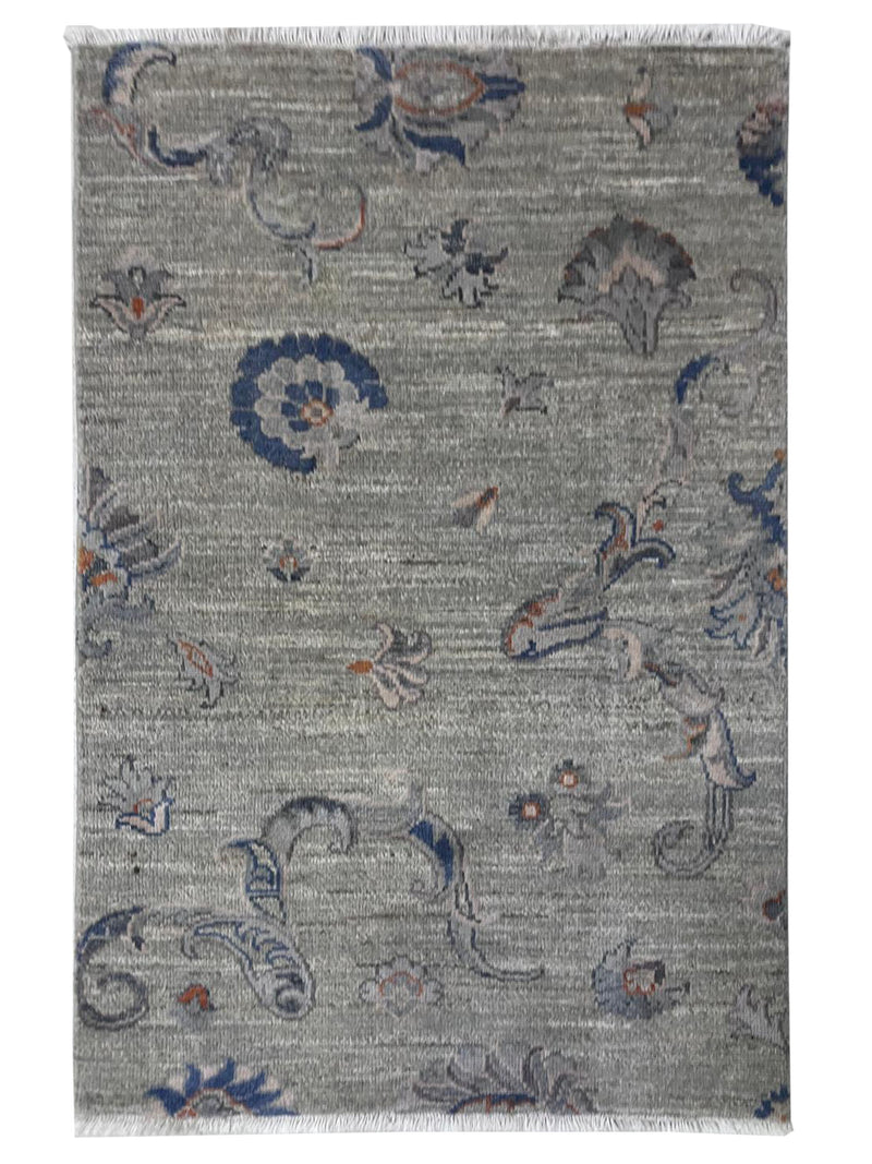Pacific Ziegler Silk Route Ivory Navy Transitional