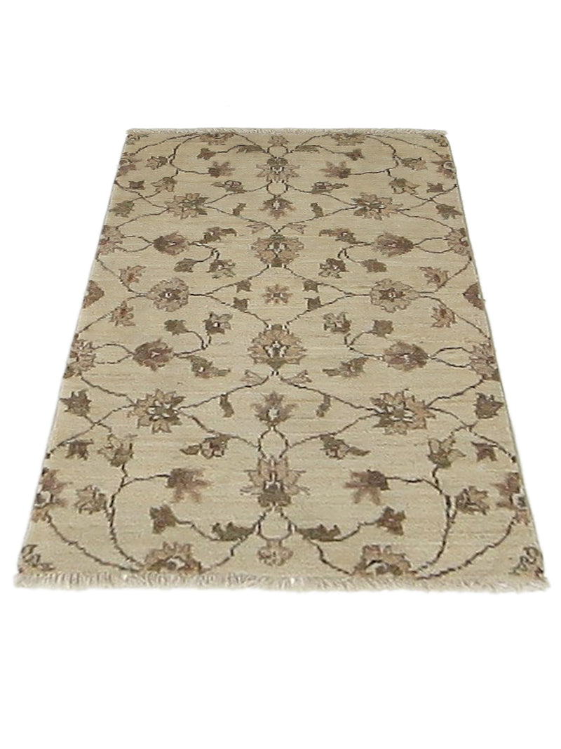 Pacific Ziegler 60040 Ivory Ivory Traditional Hand Knotted Rug