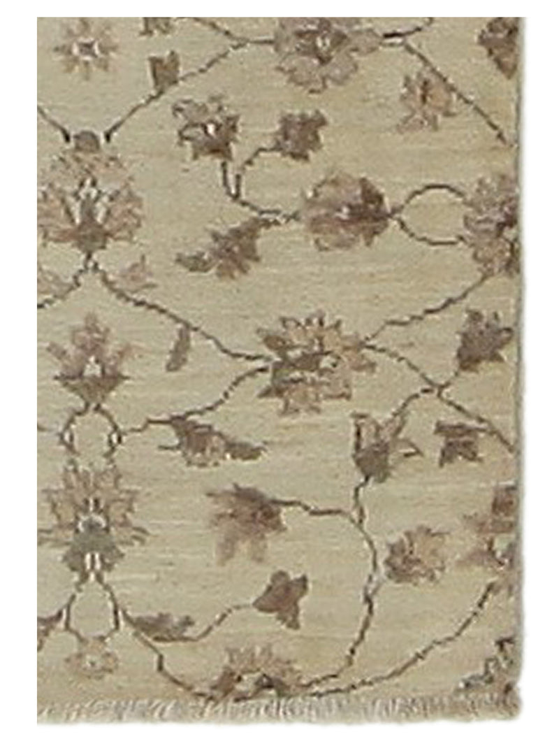Pacific Ziegler 60042 Ivory Ivory Transitional Hand Knotted Rug