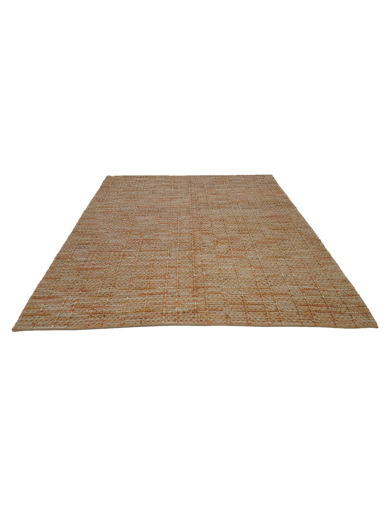 Aura Beacon 64680 Tangerine Tangerine Modern Power Loom Rug