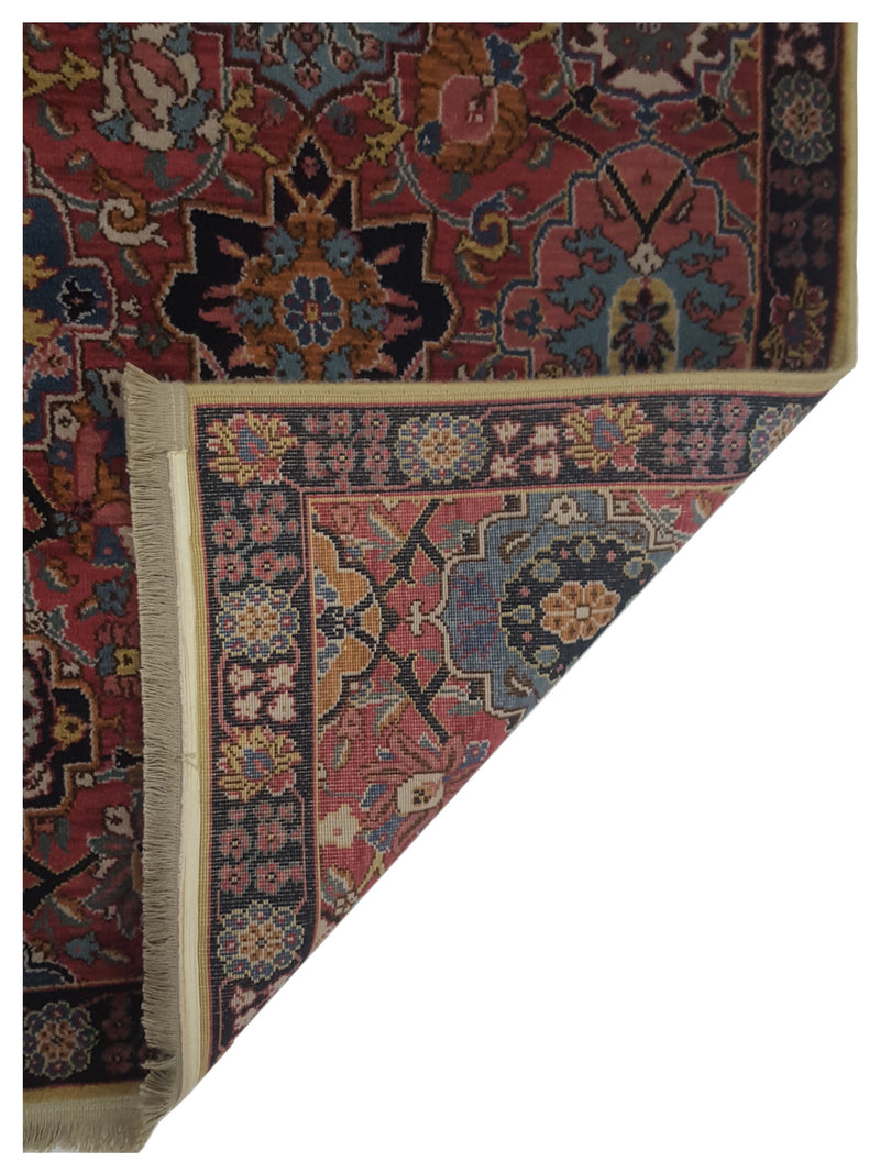 Pacific Kerman 66745 Pink Multi Traditional Hand Knotted Rug