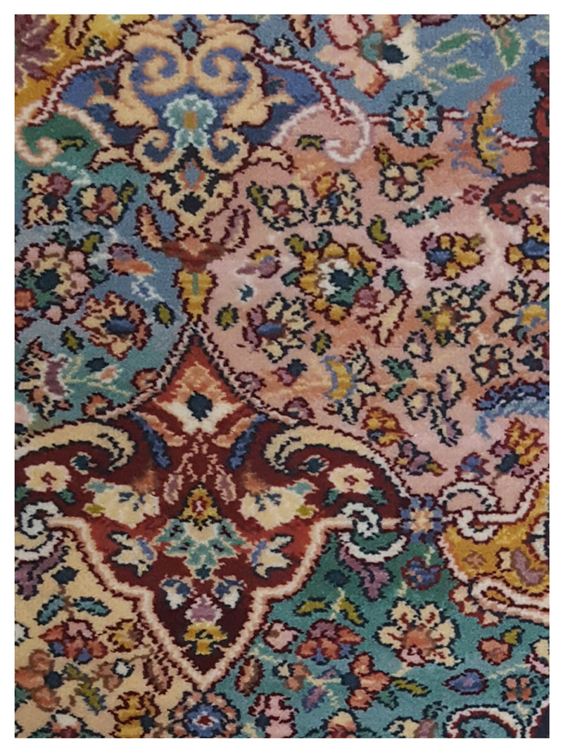 Pacific Persian Panel 66746 Burgundy Multi Traditional Power Loom Rug