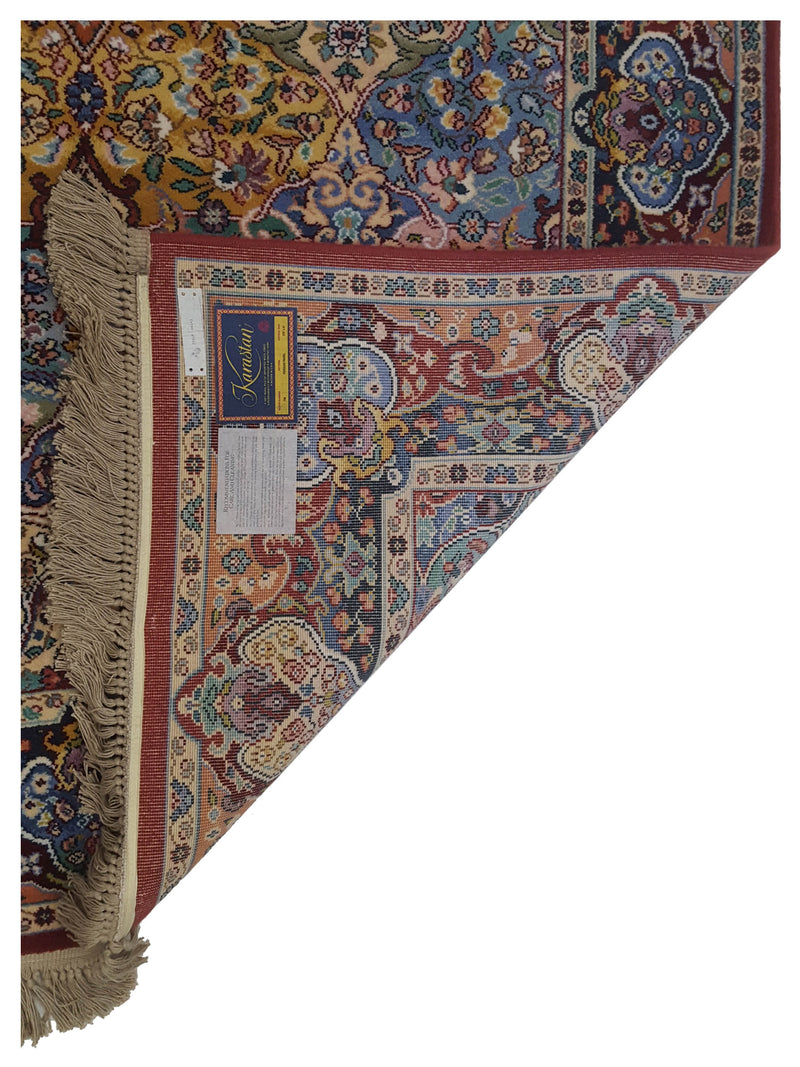 Pacific Persian Panel 66746 Burgundy Multi Traditional Power Loom Rug