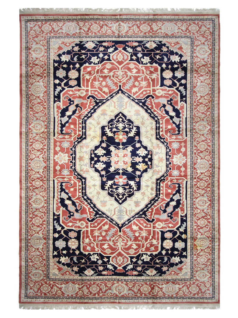 Pacific Heriz-Rm Navy Rust Traditional
