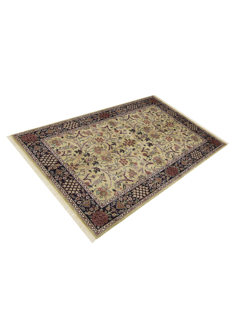 Pacific Indo-Persian 66754 Gold Brown Traditional Hand Knotted Rug