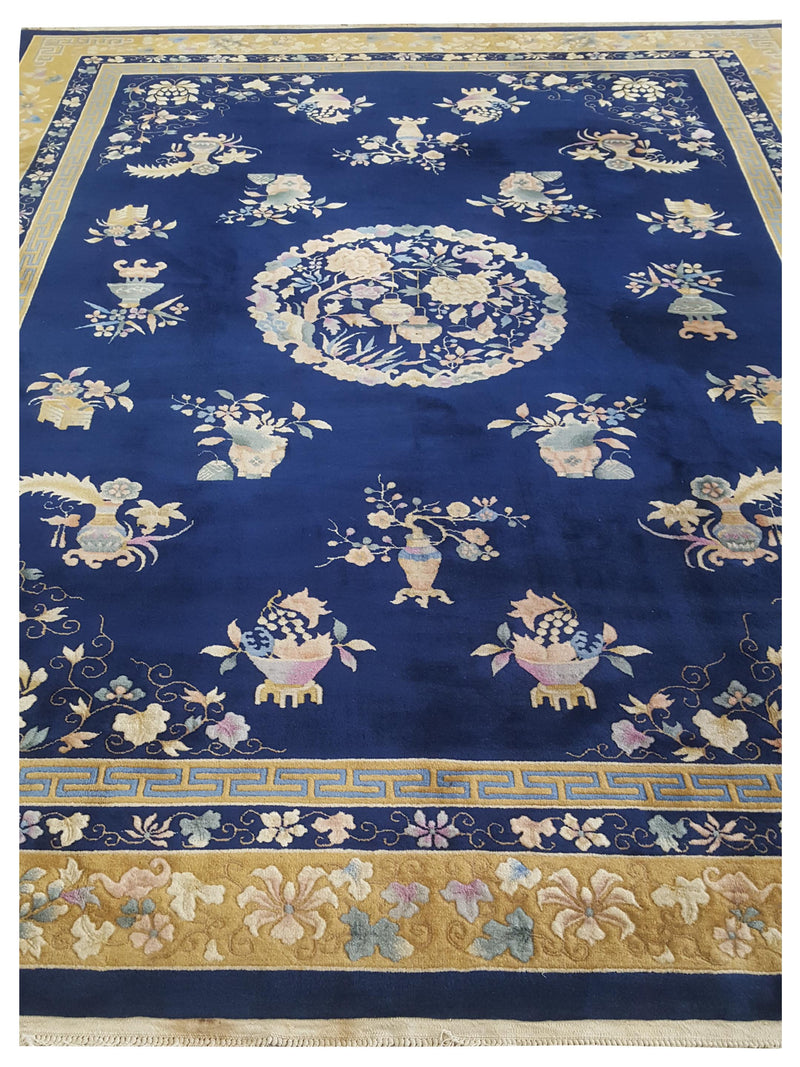Pacific Peking Blue Gold Traditional