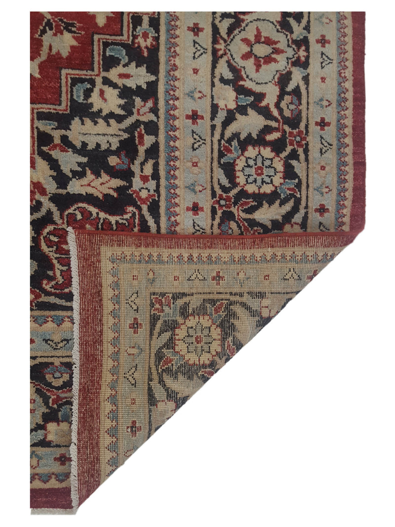 Pacific Ziegler 37249 Red Black Traditional Hand Knotted Rug