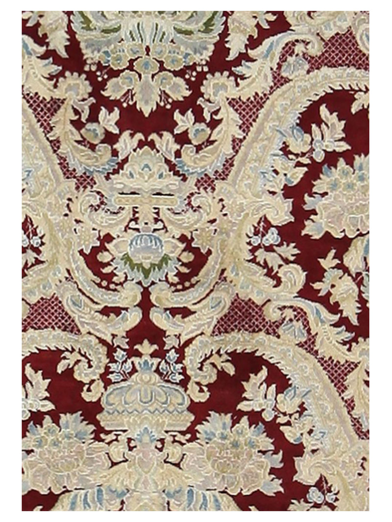 Pacific Classic 66894 Burgundy Gold Traditional Hand Knotted Rug