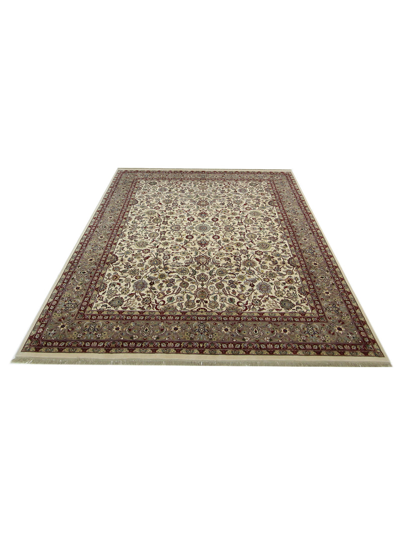 Pacific Classic 66900 Ivory Red Traditional Hand Knotted Rug