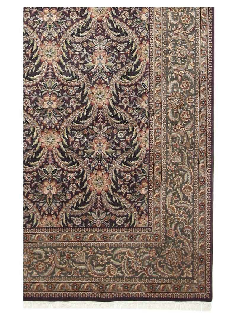 Pacific Classic 66902 Black Olive Traditional Hand Knotted Rug