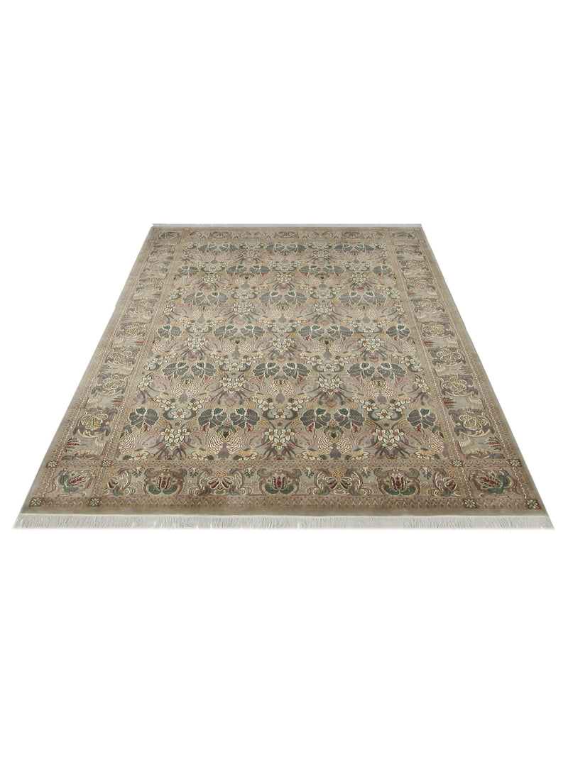 Pacific Maharaja 66909 Beige Multi Traditional Hand Knotted Rug