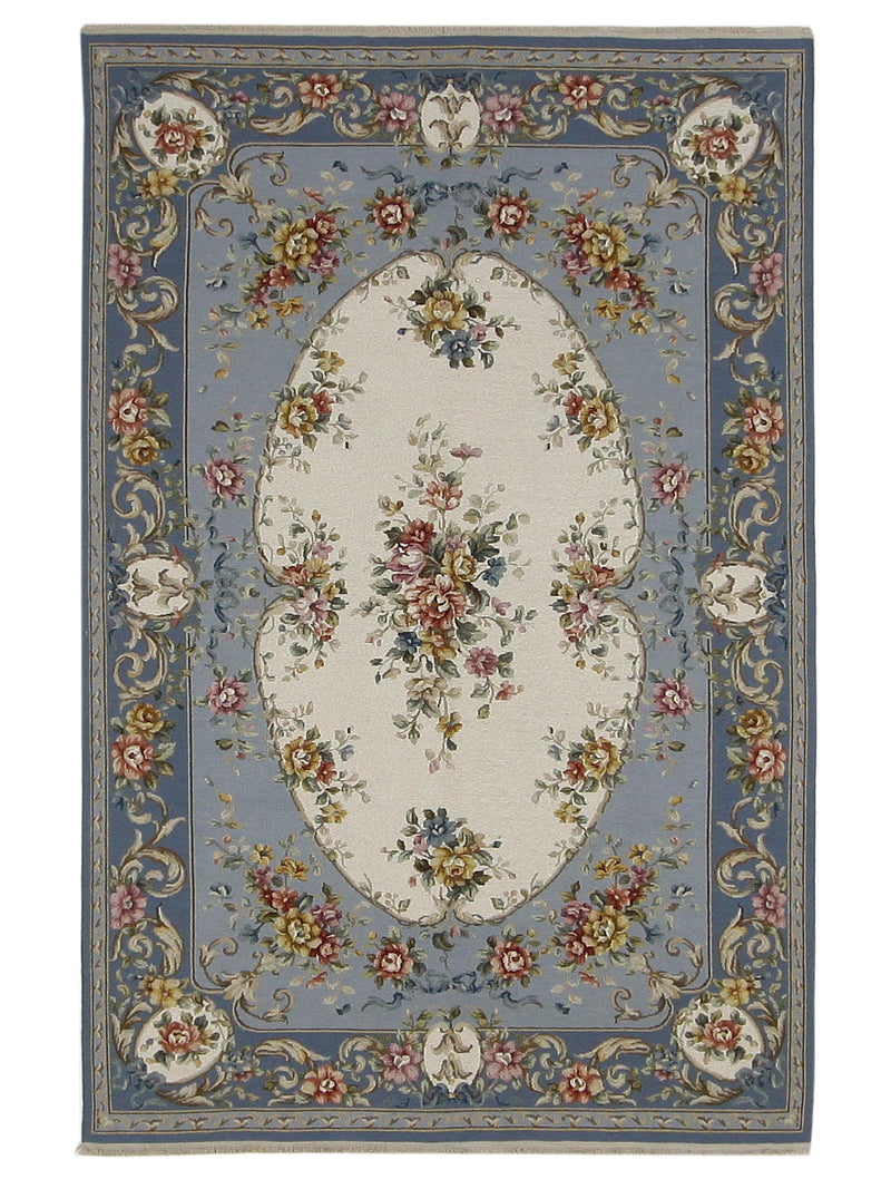 Pacific Summak Ivory Blue Transitional