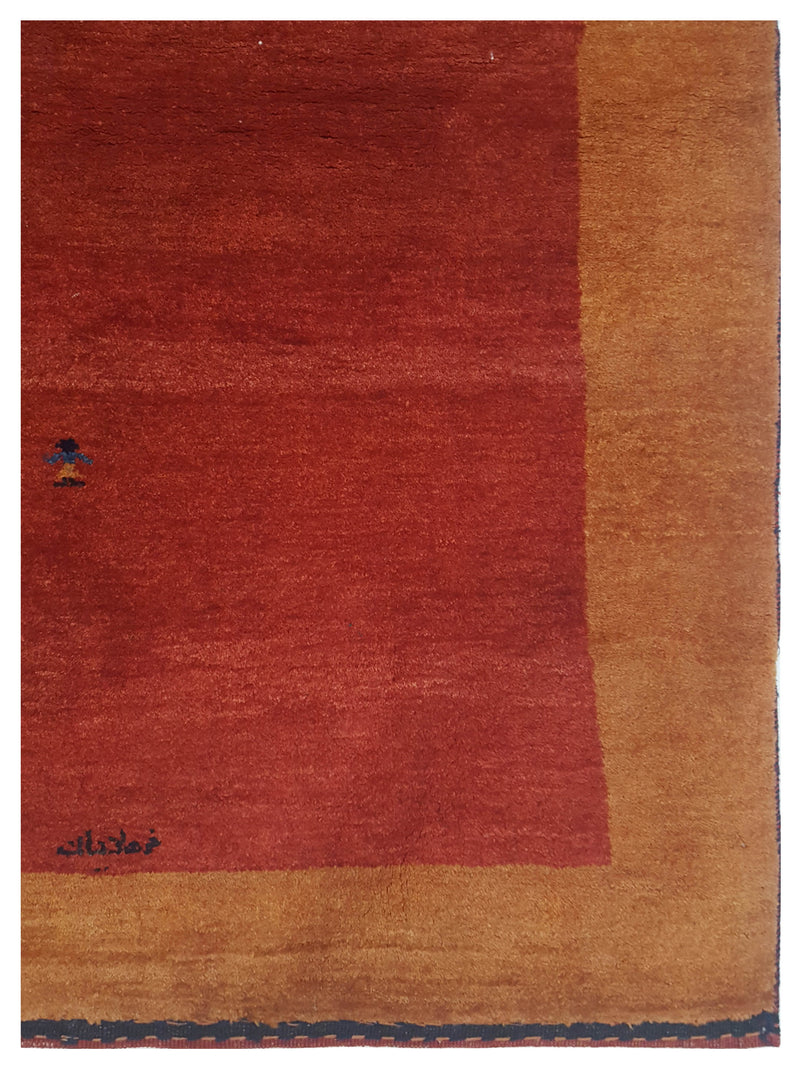 Pacific Gabbeh-In 67178 Rust Burgundy Transitional Hand Knotted Rug