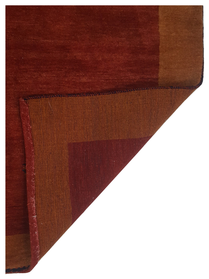 Pacific Gabbeh-In 67178 Rust Burgundy Transitional Hand Knotted Rug
