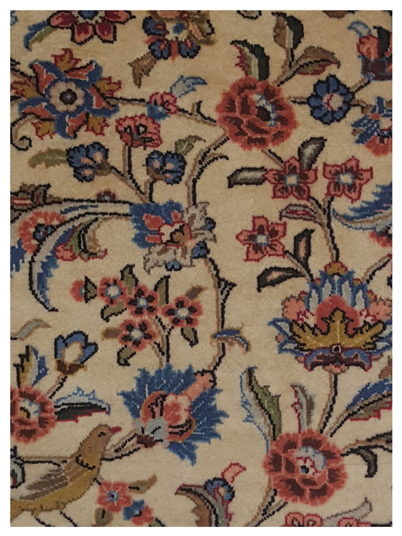 Pacific Bijar 67202 Ivory Red Traditional Hand Knotted Rug