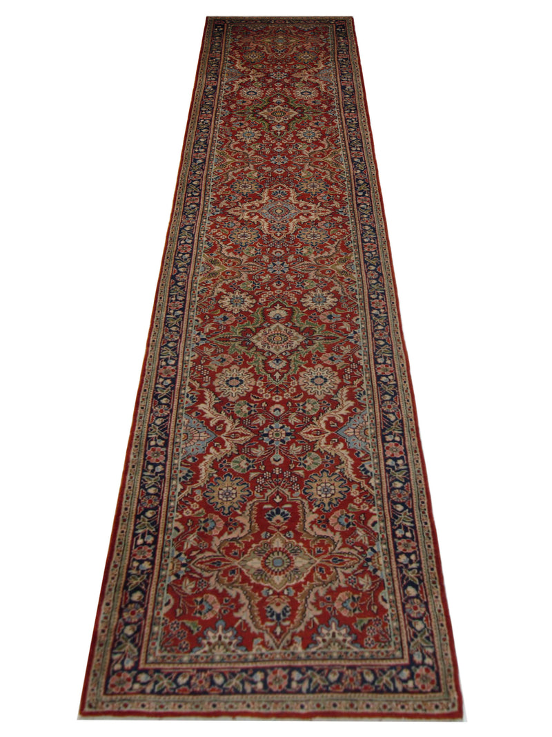 Pacific Malayer 67204 Red Navy Traditional Hand Knotted Rug