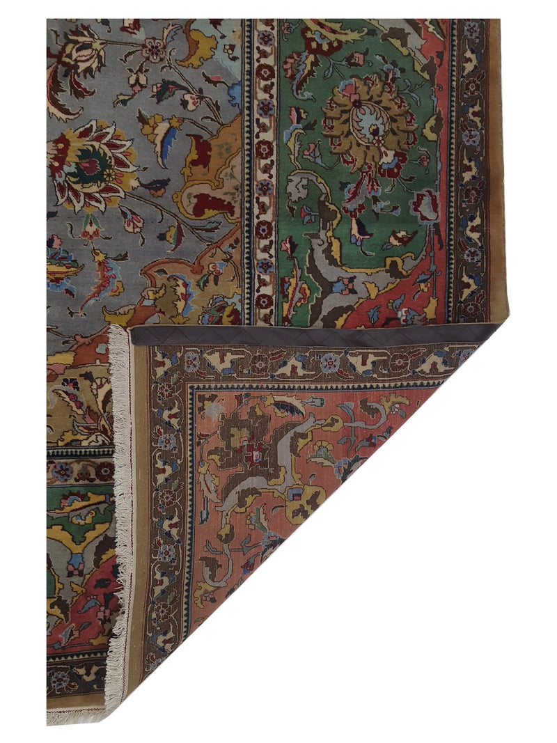 Pacific Tabriz 67209 Lime Multi Traditional Hand Knotted Rug