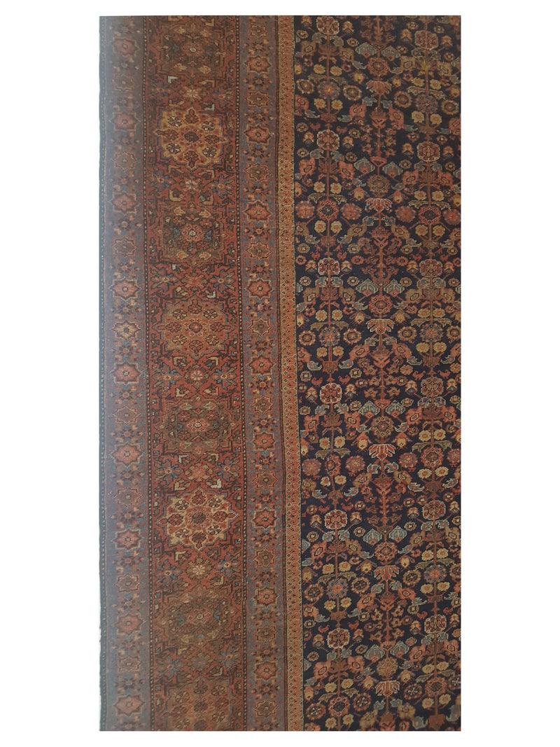Pacific Antique Sultanabad 67211 Navy Rust Traditional Antique Rug
