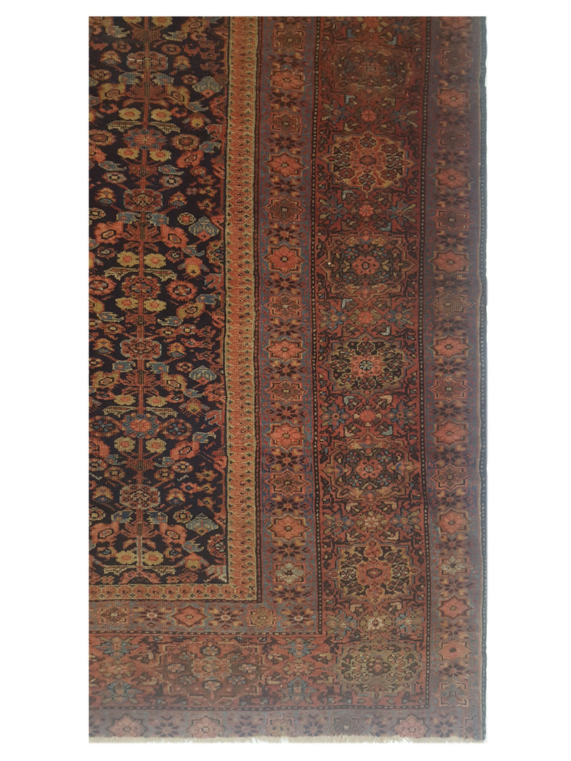 Pacific Antique Sultanabad 67211 Navy Rust Traditional Antique Rug