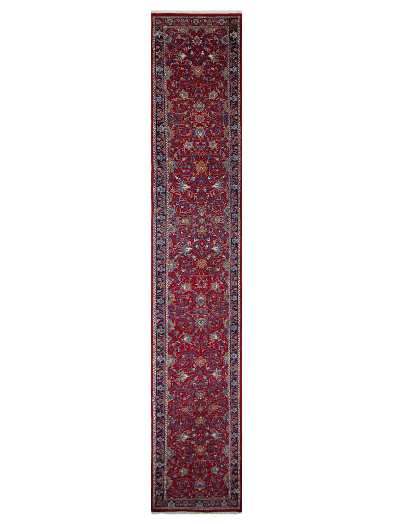 Pacific Sarouk Red Navy Traditional