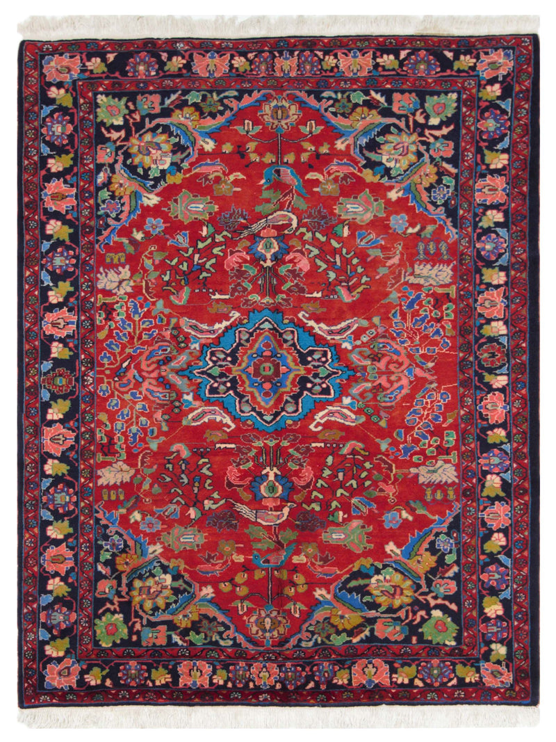 Pacific Bakhtiyari Navy Red Traditional