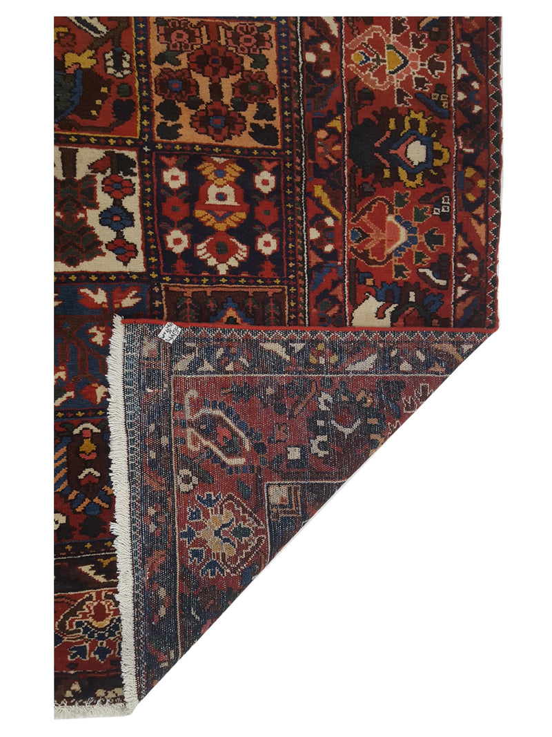 Pacific Bakhtiyari 67241 Red Red Traditional Hand Knotted Rug