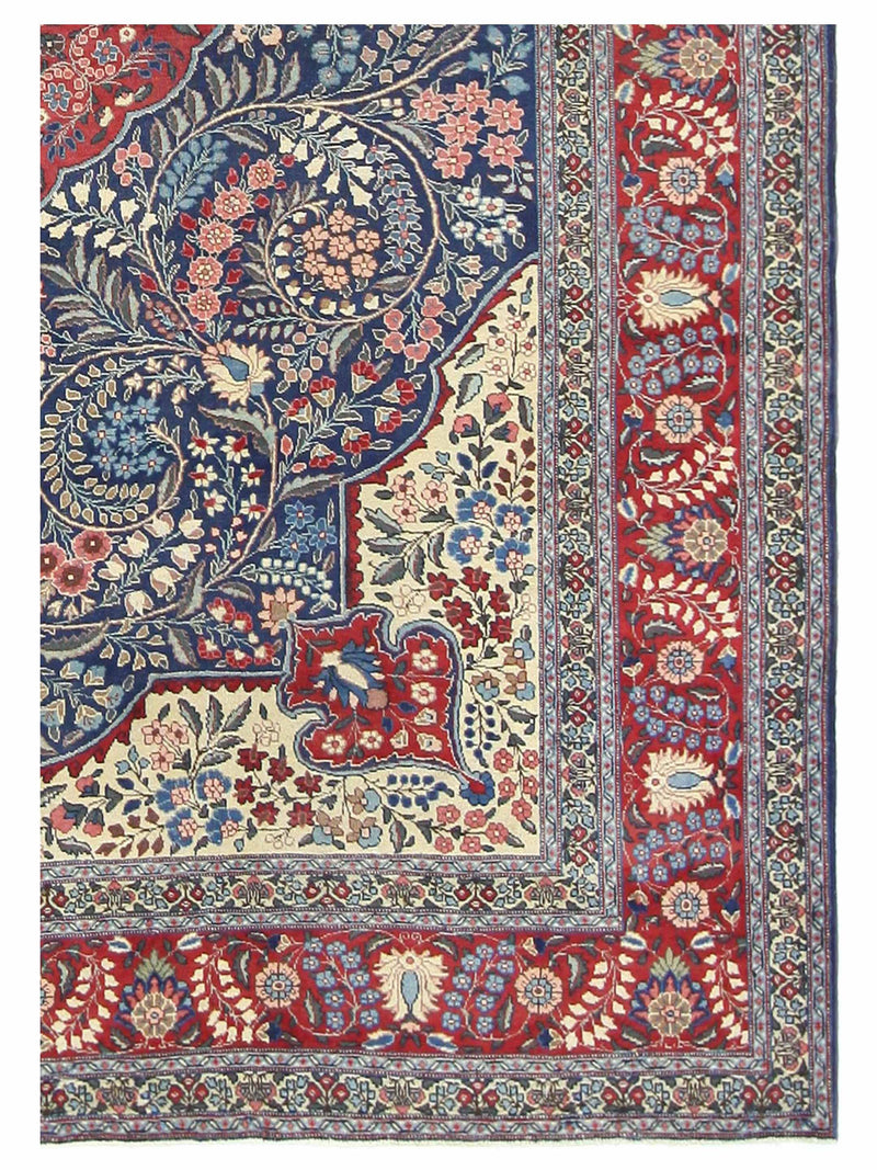 Pacific Khoy 67258 Red Navy Traditional Hand Knotted Rug