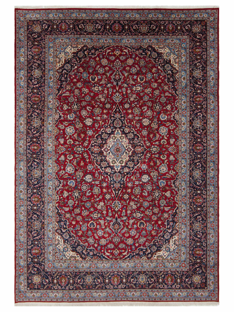 Pacific Kashan Red Navy Traditional
