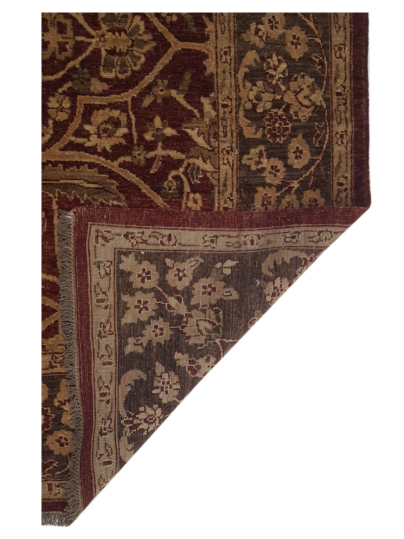 Pacific Peshawar 67279 Rust Lt.Brown Traditional Hand Knotted Rug